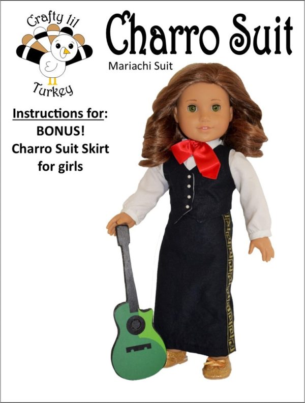 Charro Suit 18  Doll Clothes Pattern Cheap - Image 2