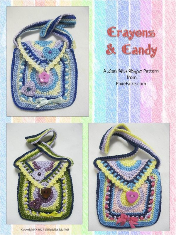 Crayons & Candy Crochet Pattern for 18  Dolls on Sale - Image 3