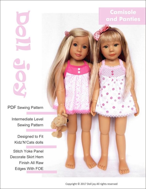 Camisole and Panties Pattern for Kidz N Cats Dolls Online Sale