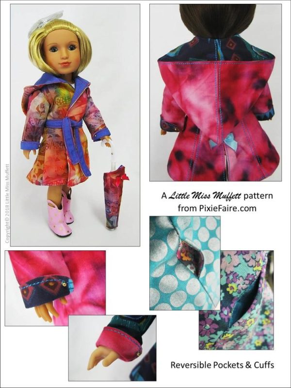 Rainy Days Are Fun Days 14.5  Doll Clothes Pattern For Discount - Image 5