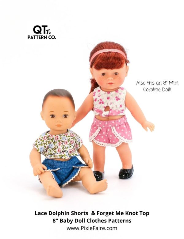 Lace Dolphin Shorts 8  Baby Doll Clothes Pattern For Cheap - Image 4