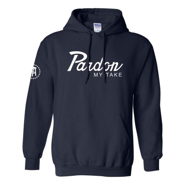 Pardon My Take Script Logo Hoodie For Cheap