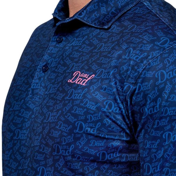 Girl Dad Print Polo Hot on Sale - Image 5
