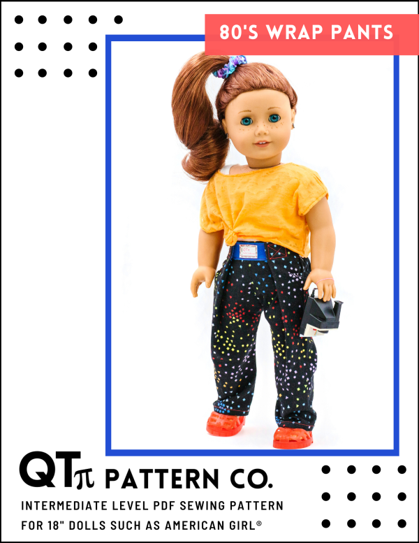 80s Wrap Pants 18  Doll Clothes For Cheap