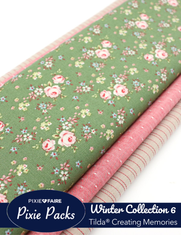 Pixie Packs Tilda Fabrics Creating Memories Winter Collection 6 Fashion